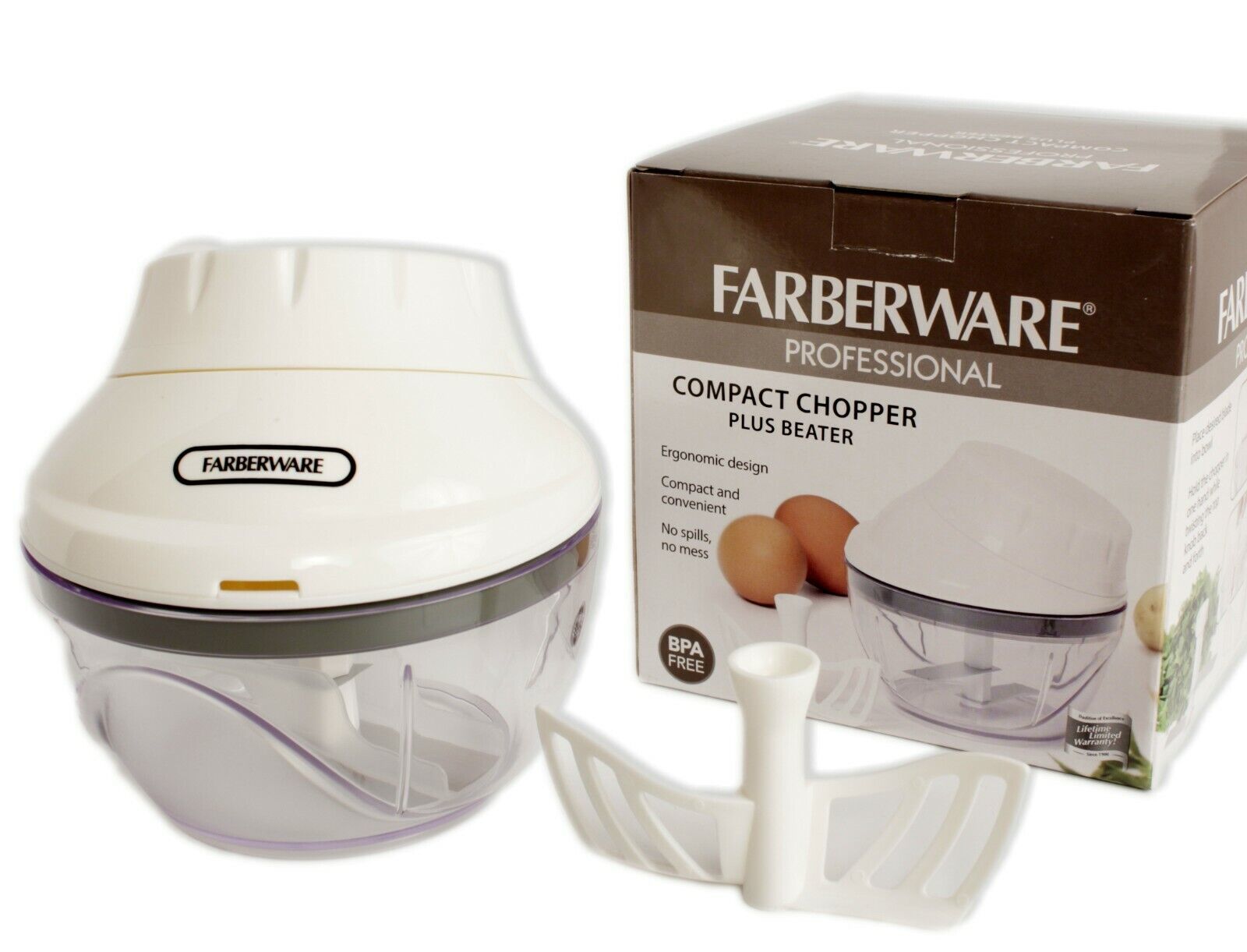 Farberware 5160266 Professional Compact Food Chopper with Beater