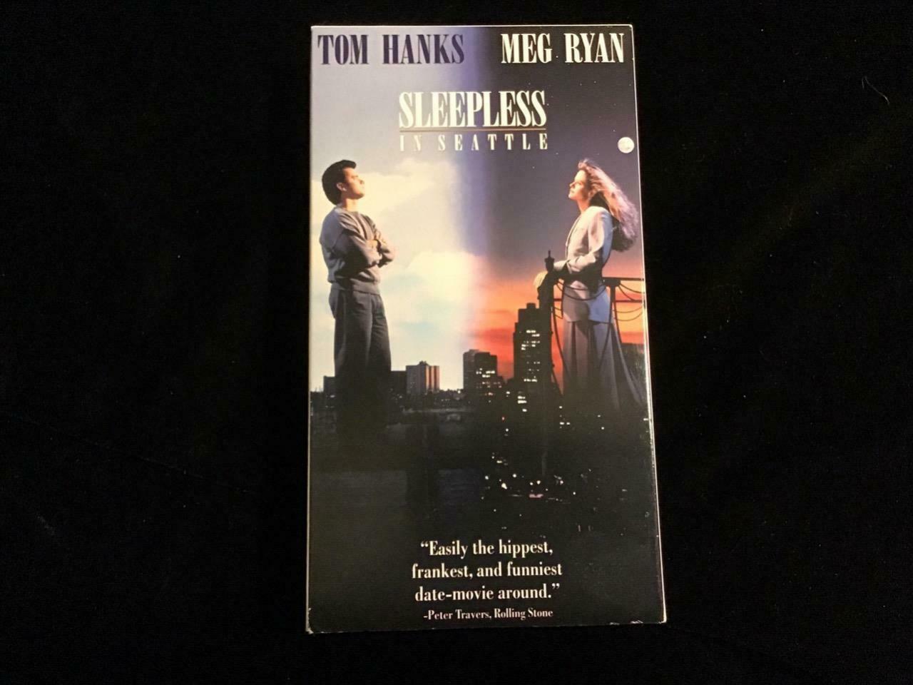 Vhs Sleepless In Seattle 1993 Tom Hanks Meg Ryan Ross Malinger Rita Wilson Vhs Tapes 2923