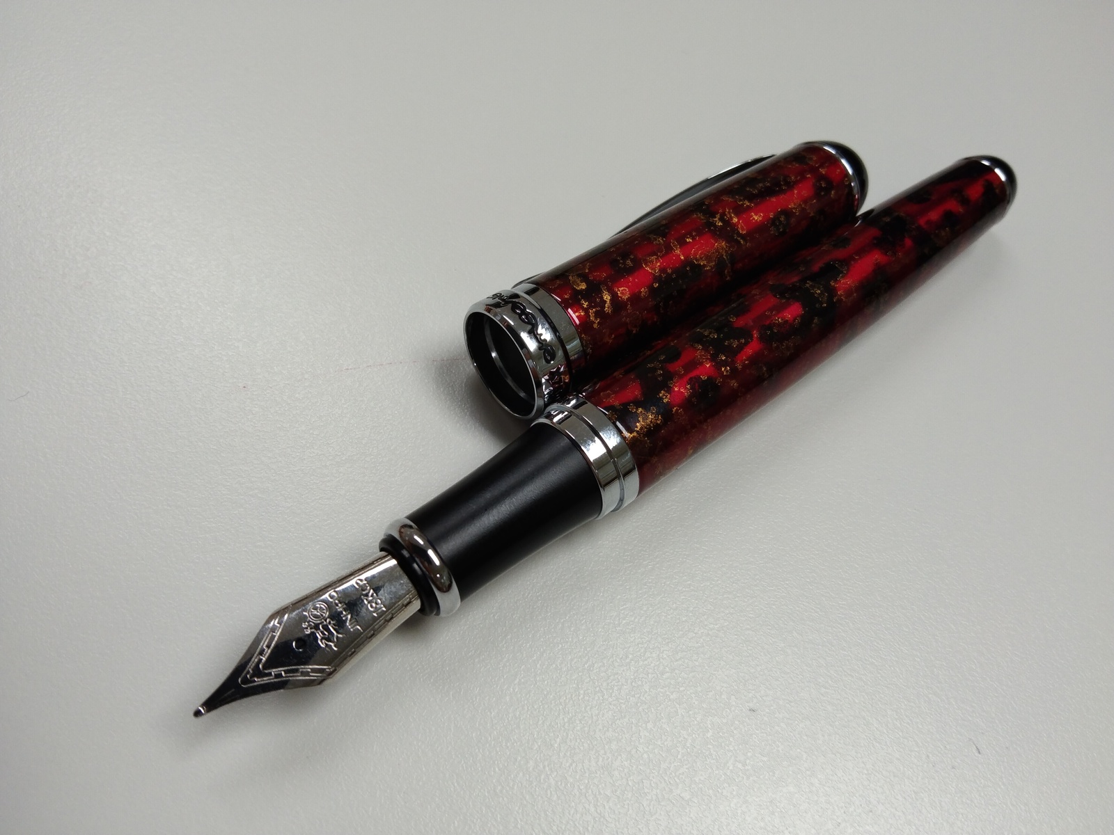 Jinhao X750 Dark Red CT Fountain Pen Medium Nib 
