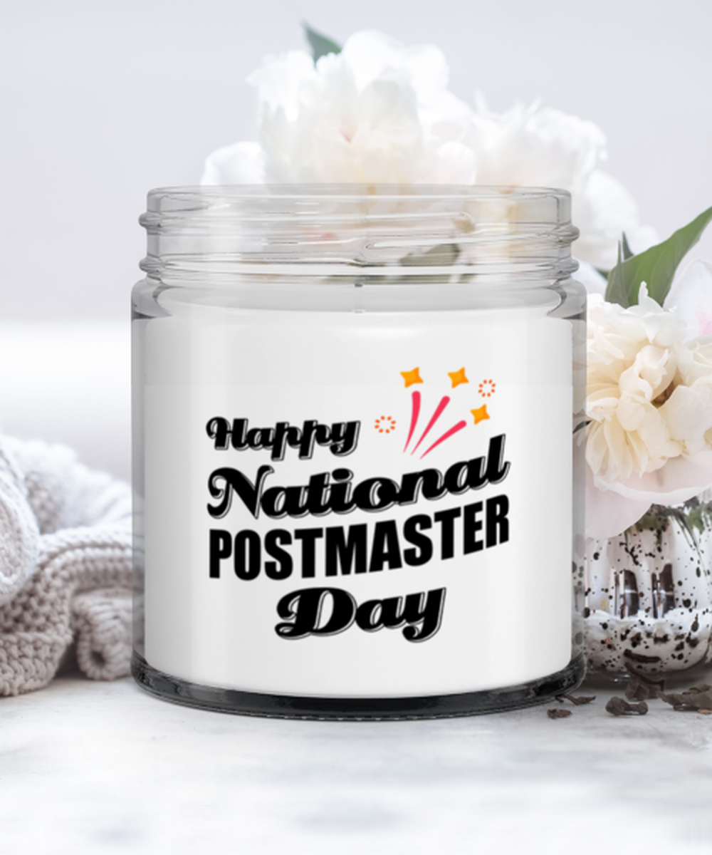 Funny Postmaster Candle - Happy National Day - 9 oz Candle Gifts For