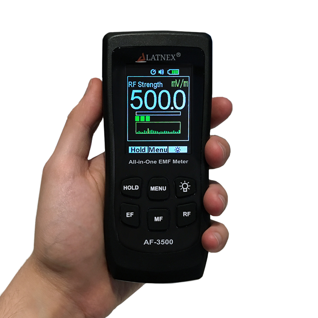 LATNEX AllinOne MultiField EMF Meter AF3500 Test Meters & Detectors