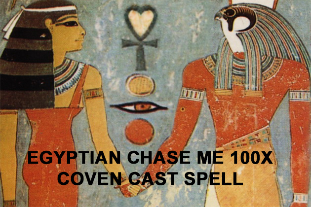 100x COVEN EGYPTIAN CHASE AFTER ME PERSUE ME LOVE EXTREME MAGICK Witch ALBINA