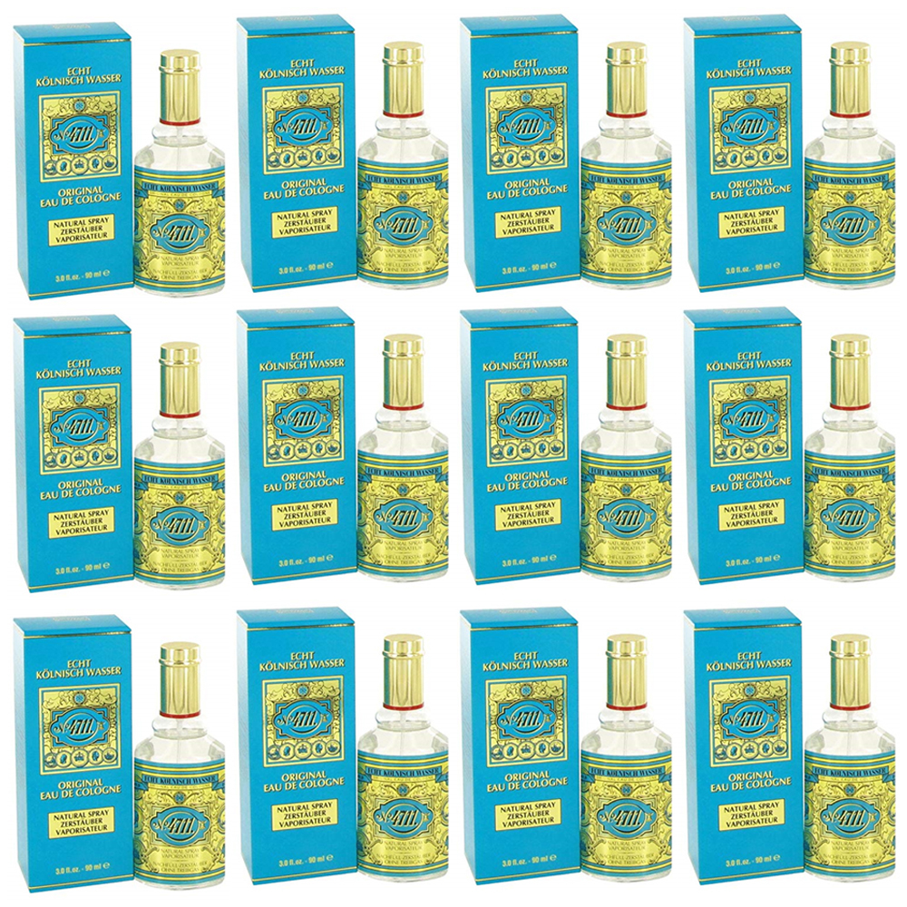 Pack of (12) New 4711 by Muelhens Cologne Spray 3 oz for Unisex