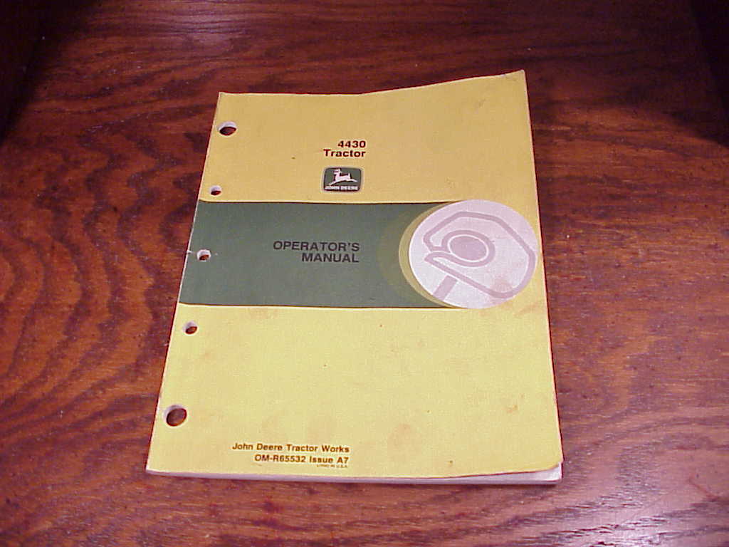 4430 tractor manual 1