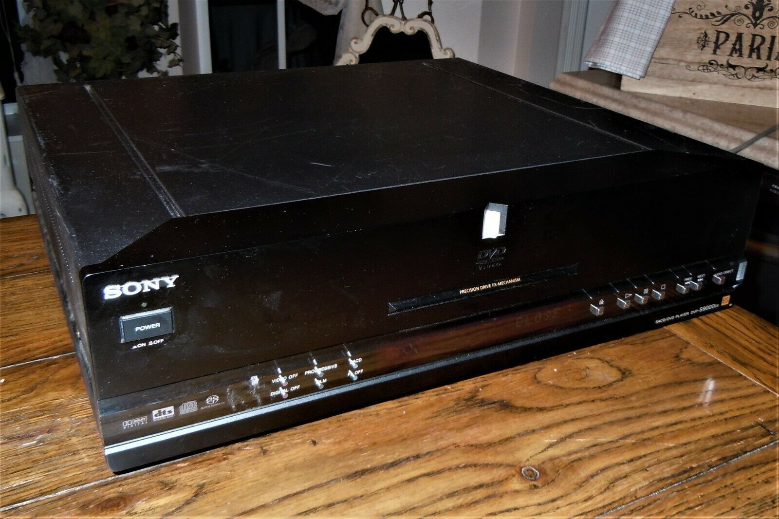 Sony DVPS9000ES Home Theater SACD/DVD Player Tested & Working DVD