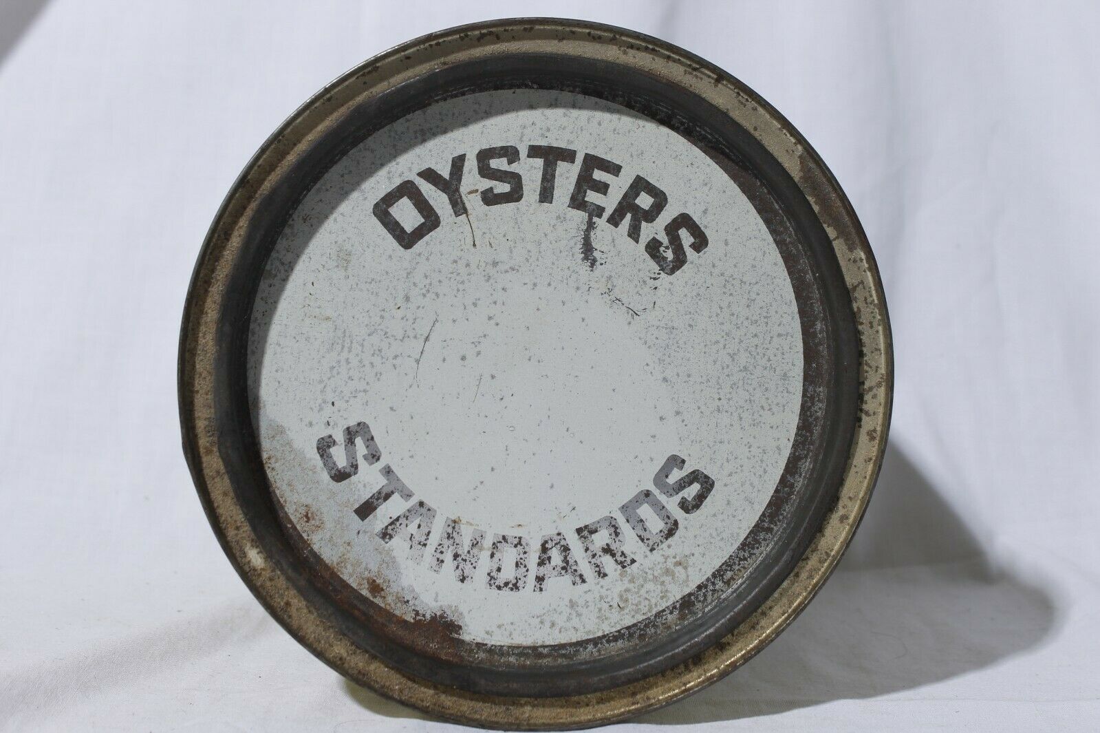 Vintage McNaney's Superior Oyster Tin Baltimore Md. 1 Gal Tin Tins