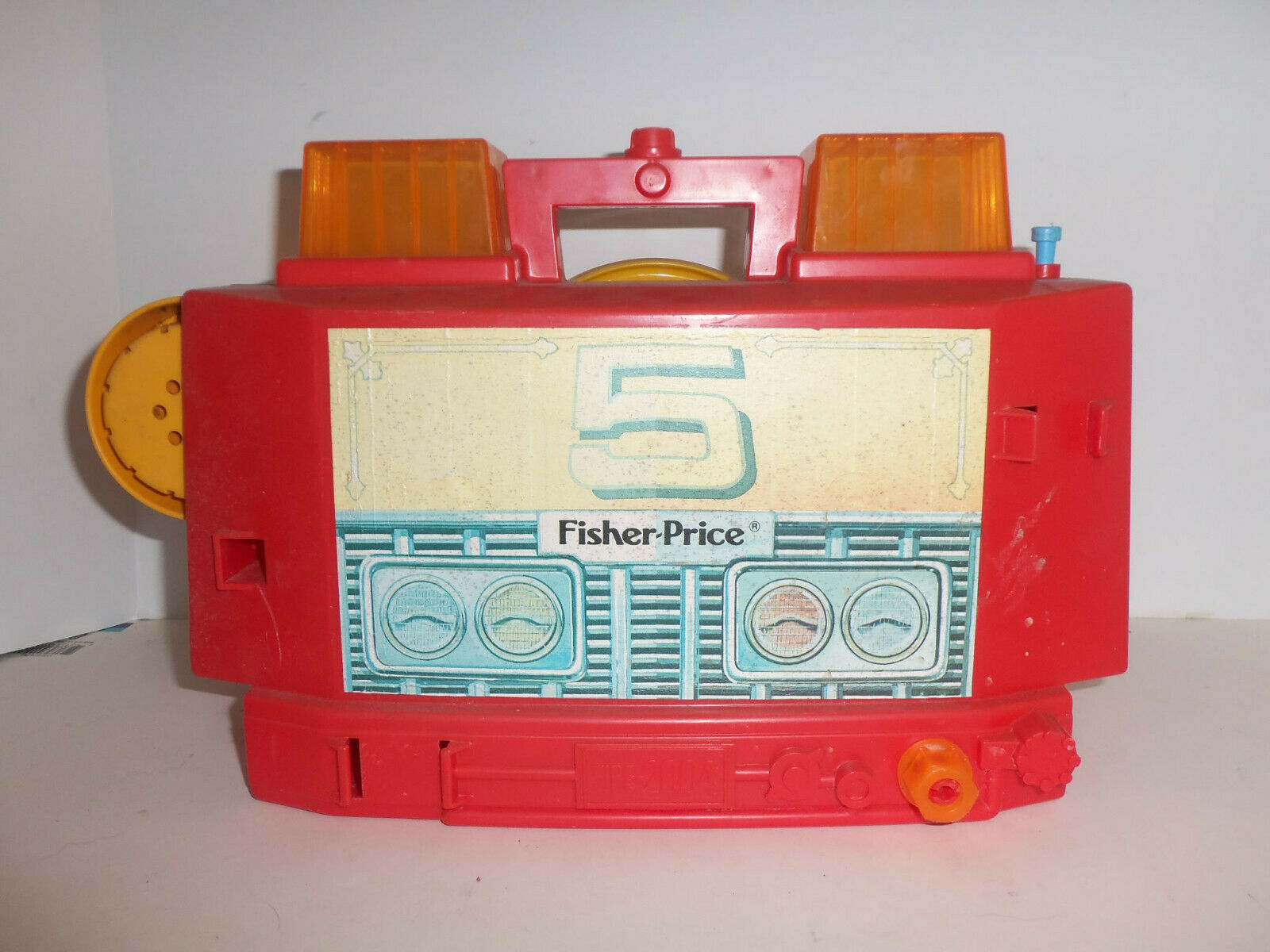 fisher price fire truck toy box