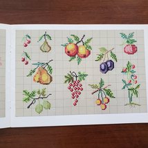 Scandinavian Cross Stitch, Vintage Cross Stitch Patterns Book, Sewing DMC  image 6