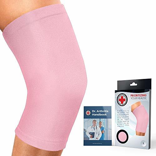 Dr. Arthritis Knee Sleeve/Support/Brace Pink, 3XL Support