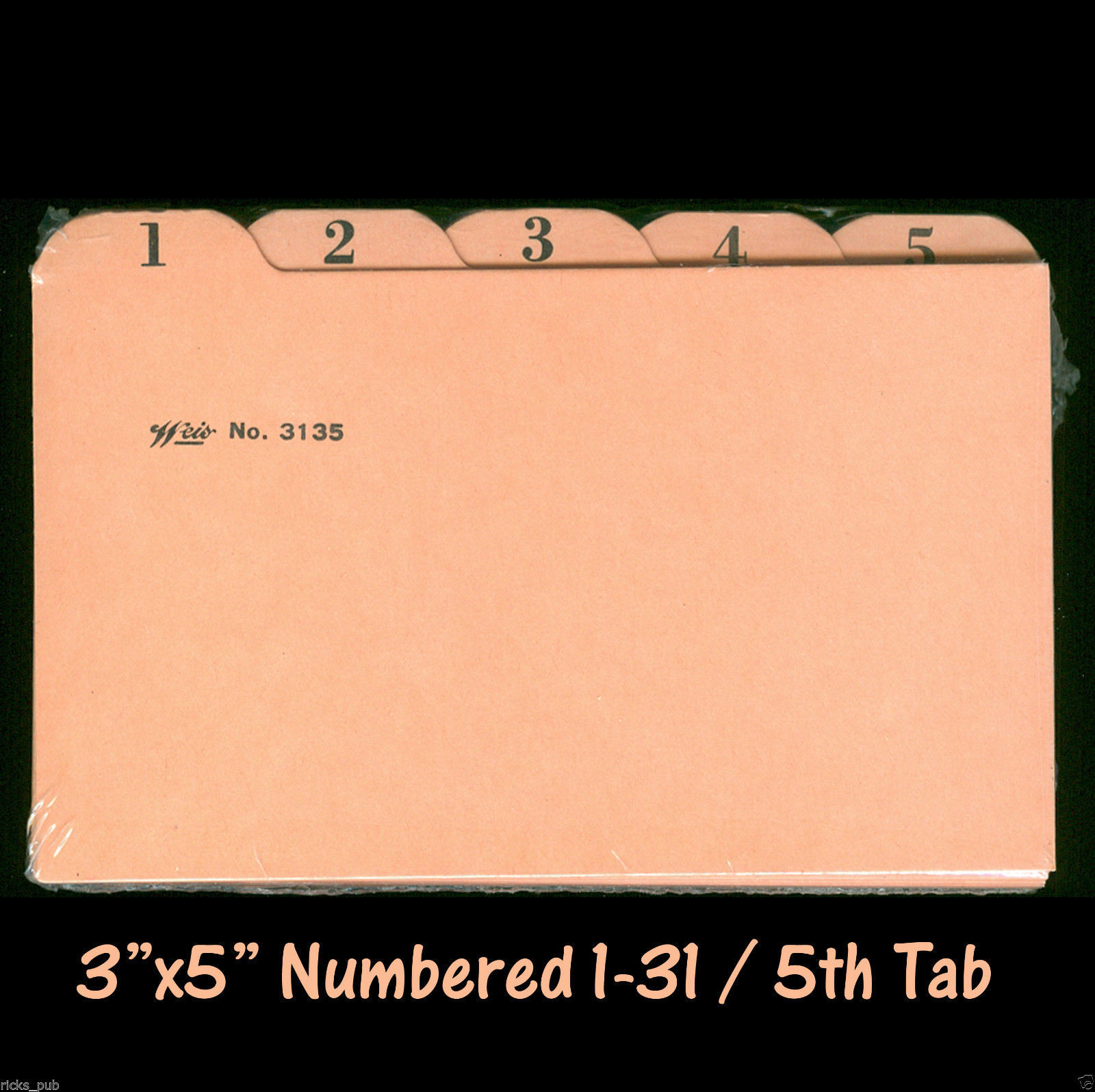 usps index card 1 listing tab index cards