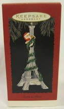 Hallmark &quot;Santa in Paris&quot; - QX5877 - Dated 1995 - $37.46
