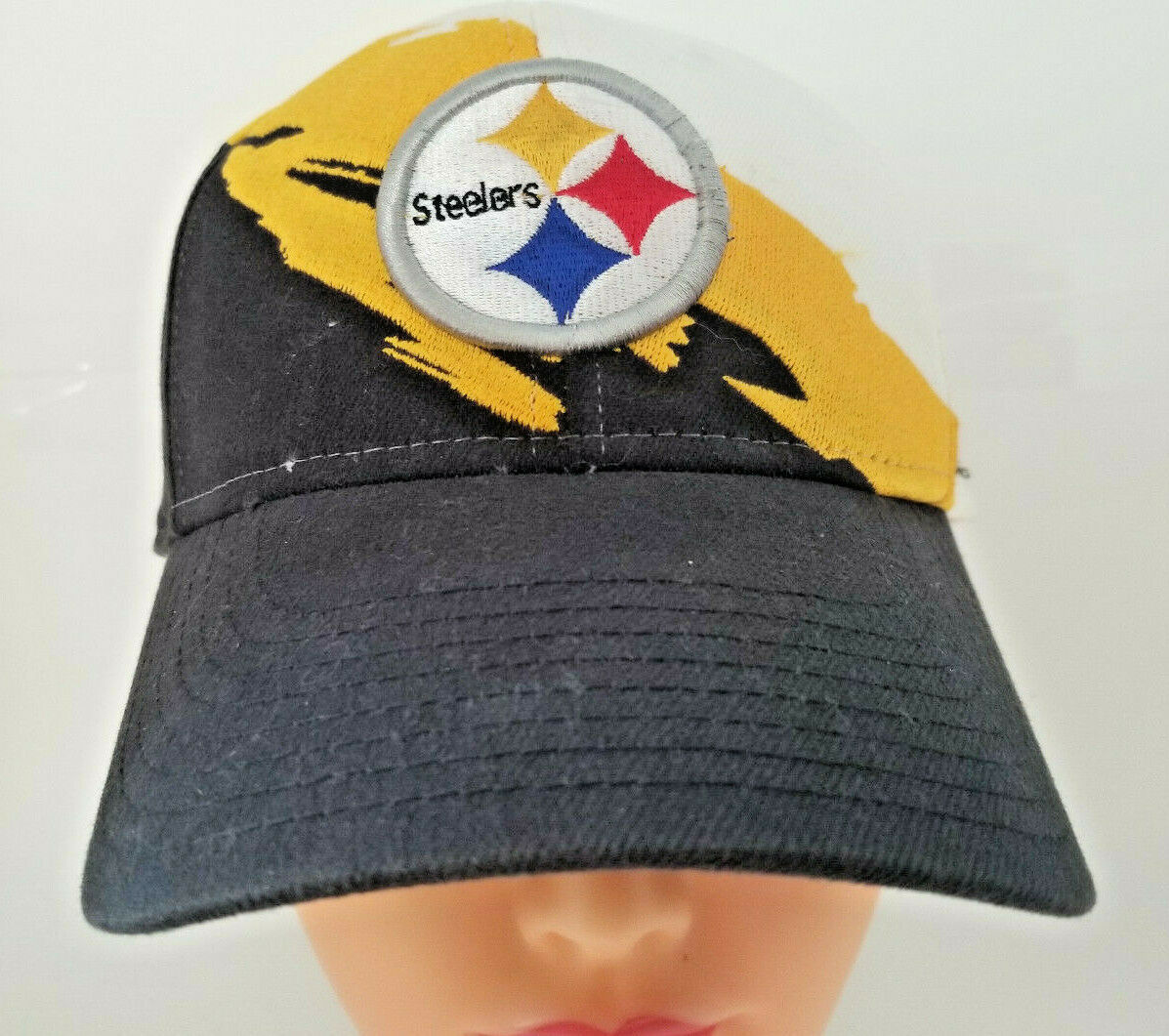 Reebok, Accessories, Pittsburgh Steelers Nfl Reebok Onfield Fitted Cap Hat  Sz Lxl Adult Black Yellow