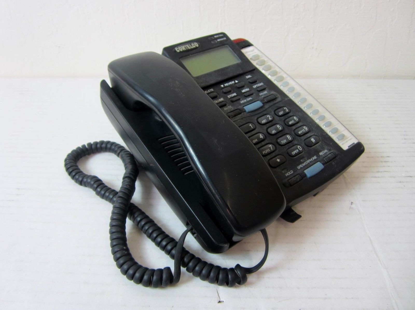 #2 CORTELCO 220000-TP2-27E SINGLE LINE TELEPHONE, 1-HANDSET LANDLINE PHONE - $19.60