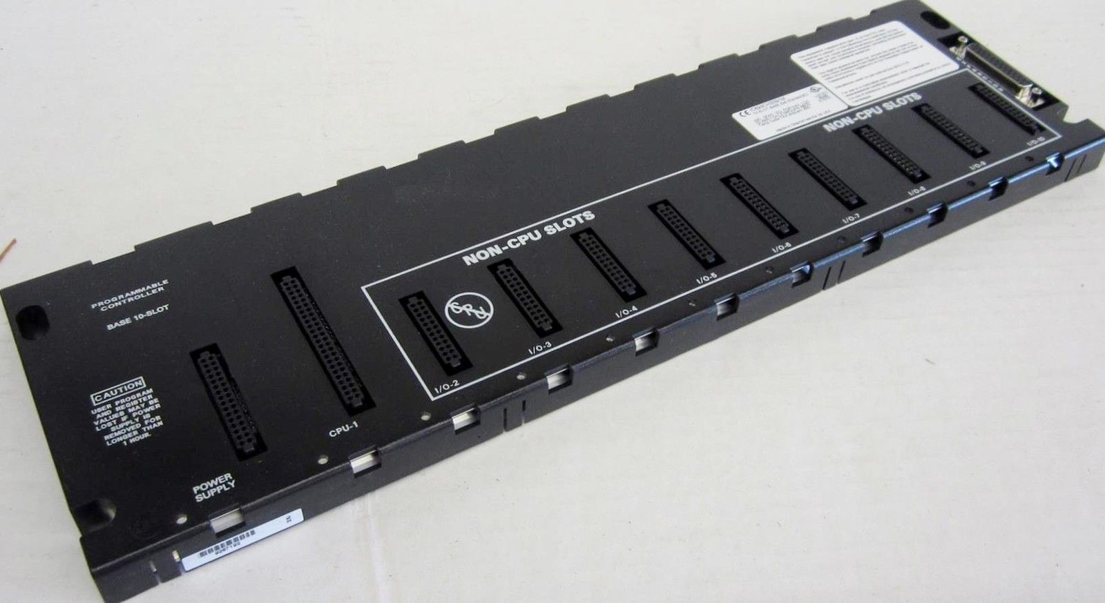 GE Fanuc Programmable Controller Base 10 Slot IC693CHS391M
