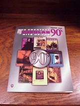 The Greatest Popular Hits of 90&#39;s for Tenor Sax Song Book, 1990&#39;s, 47 songs - $8.95