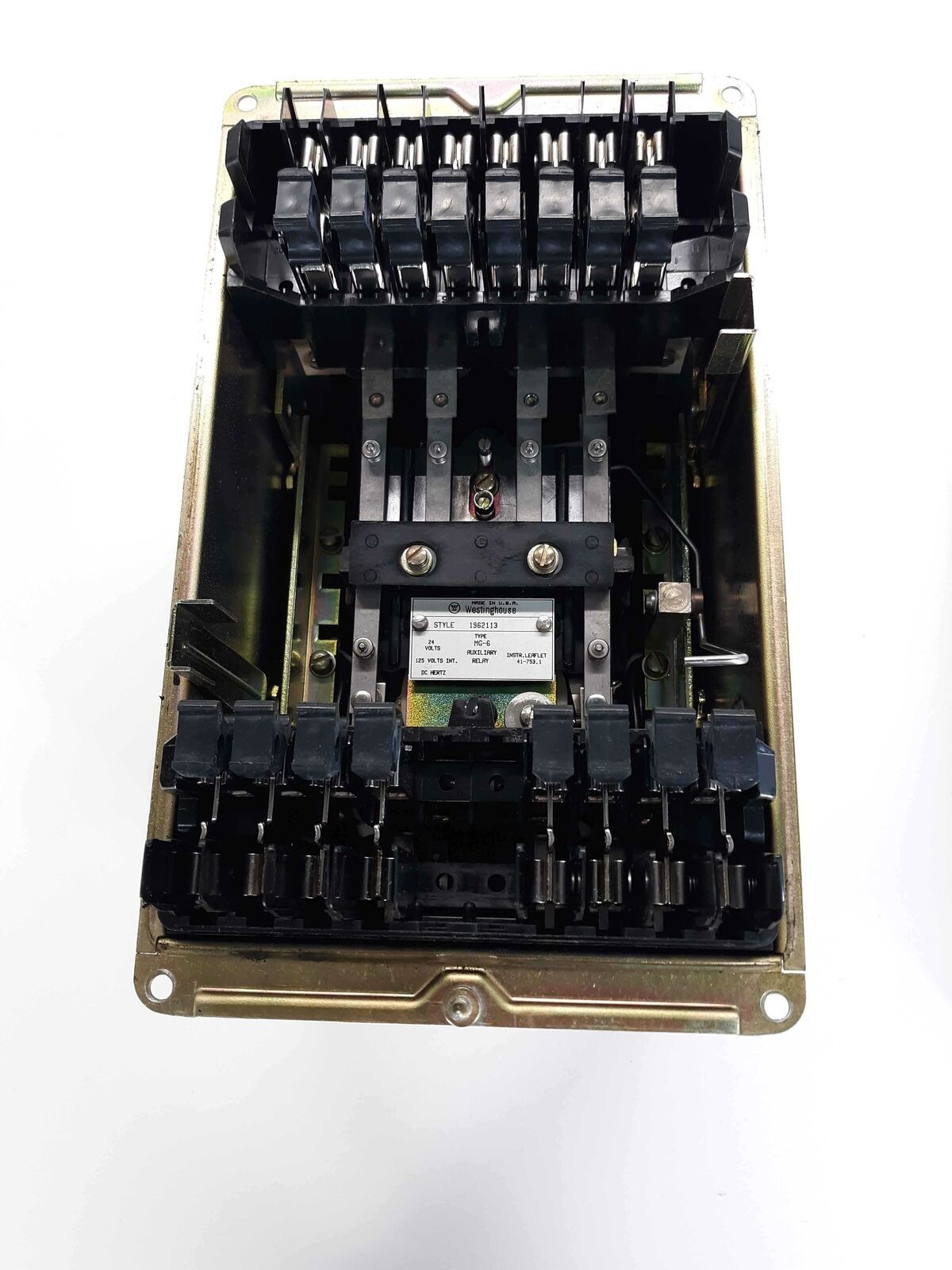 WESTINGHOUSE MG6 AUXILIARY RELAY 1962113 24VDC General Purpose Relays