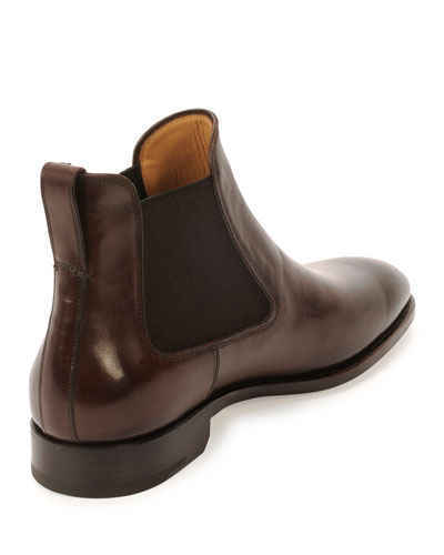 mens brown leather boots size 7