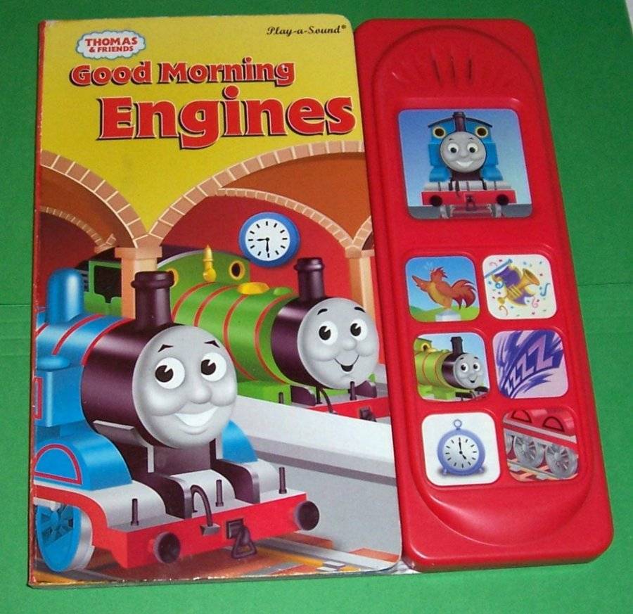 Thomas & Friends Train Good Morning Engines Play-A-Sound Book Special ...