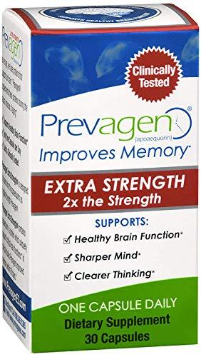 Prevagen Extra Strength, 30 Capsules Per Bottle 3 Bottles by Prevagen ...