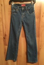 Levi’s 517 Jeans For Girls Flare Size 8 Regular Five Pocket Med Wash Stretchy - $8.90
