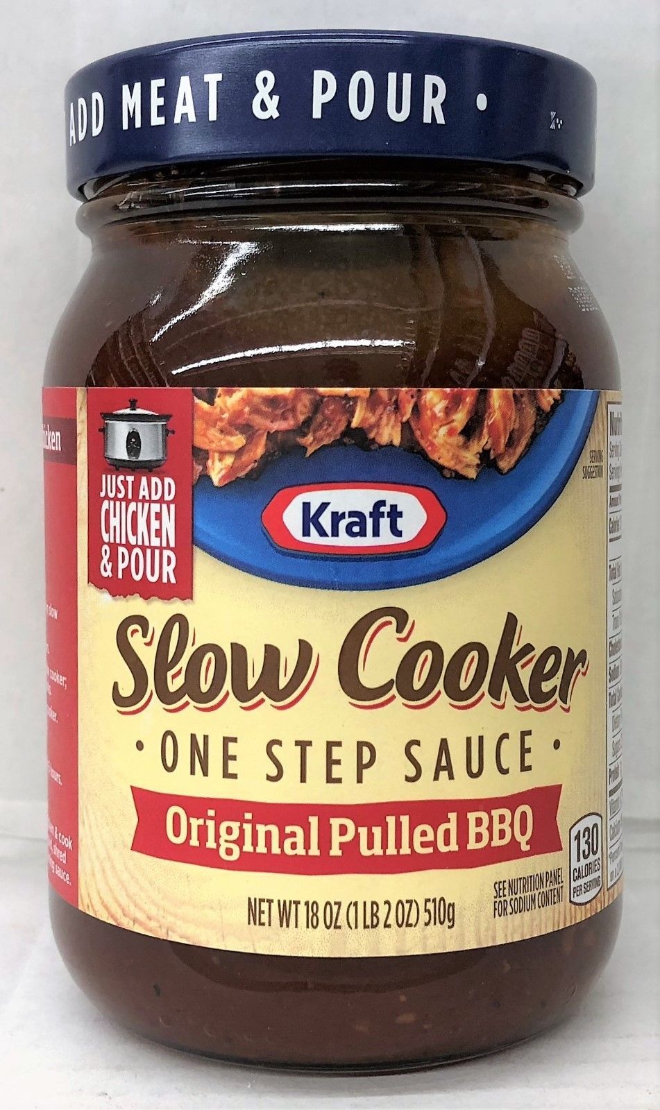 Kraft Original Pulled Slow Cooker One Step Sauce 18 oz Sauces