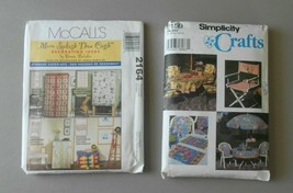 Simplicity Pattern 7159 Crafts &amp; Mccall&#39;s Pattern 2164 Storage cover-ups - $6.00