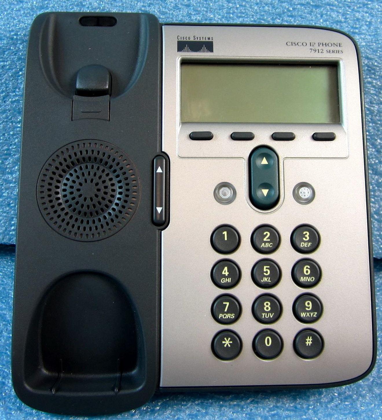 Cisco IP Phone Series 7912 Handset Included Tested and Working
