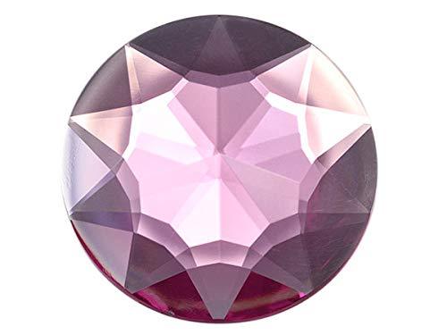 32mm Pink H112 Flat Back Round Acrylic Rhinestones Plastic Circle Gems for Costu