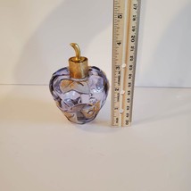 Lolita Lempicka Perfume Bottle, Vintage Collectible, EMPTY glass gold embossing image 7