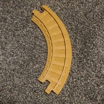ONE Fisher Price GeoTrax Brown Curved Track Piece-Replacement Part 