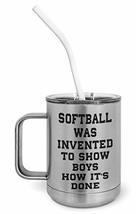 PixiDoodle Women's Softball Player Fan Girls Are Better Insulated Coffee Mug Tum - $29.99