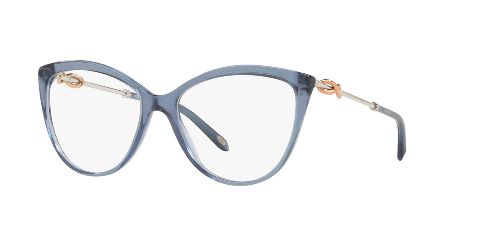Tiffany & Co. TF2161B 8242 Eyeglasses Transparent Blue Silver Gold