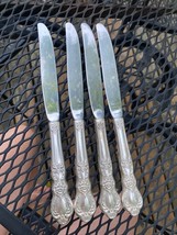 4! Heritage IS Dinner Knives 1847 Rogers Vintage Silverplate Flatware 3 ... - $17.33