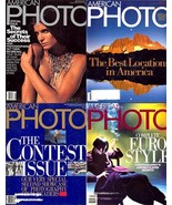4 Vintage AMERICAN PHOTO MAGAZINES Stephanie Seymore 1991-92 Great Photo... - $16.99