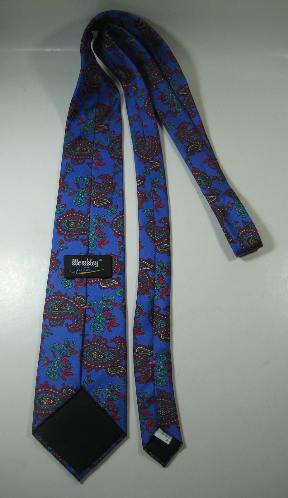 WEMBLEY Rich Blue Green Red Paisley Long 65