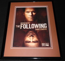 The Following 2013 Fox Framed 11x14 ORIGINAL Vintage Advertisement Kevin Bacon