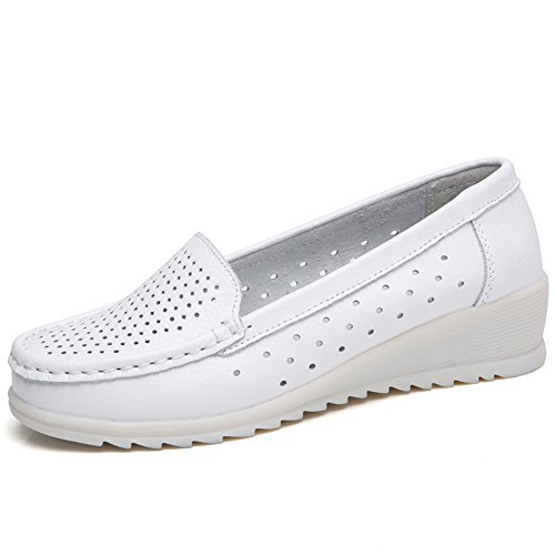 ZYEN-ZFXY06616loukongbaise39 Women's All White Nursing Shoes ...