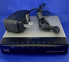 Cisco Small Business 8-Port 10/100 Switch Router SD208 V1.2 Tested Working - $17.03
