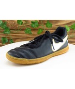 Nike Tiempo X Youth Boys Shoes Sz 3.5 M Black Synthetic Running - $19.49
