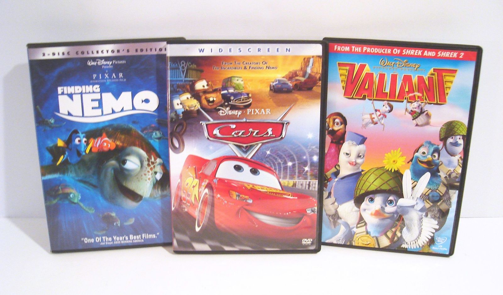 Cars VALIANT Finding Nemo Walt Disney DVD Lot - DVD, HD DVD & Blu-ray