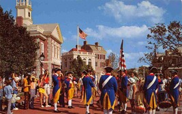 Liberty Square Fife and Drums Corps Walt Disney World Florida postcard - $4.90