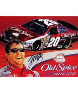 AUTOGRAPHED 2008 Tony Stewart #20 OLD SPICE RACING Nationwide 9X11 NASCA... - $74.95