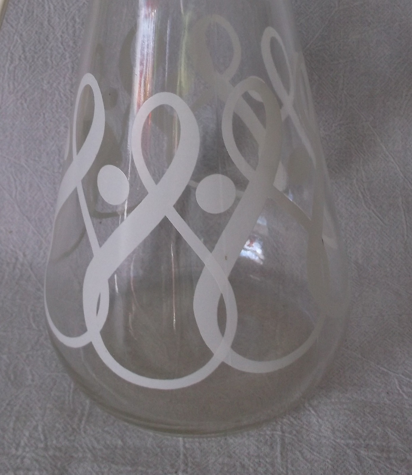 EZ Por Glass Juice Decanter Carafe MidCentury Modern Retro Vintage MCM