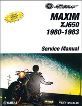 1980-1983 Yamaha XJ650 Maxim ( Turbo ) / XJ 650 Seca Service Repair Manual CD - $12.99