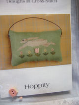 3 Stone &Thread Pink Tulip - Snowflake - Hoppity Cross Stitch Patterns - Buttons image 3