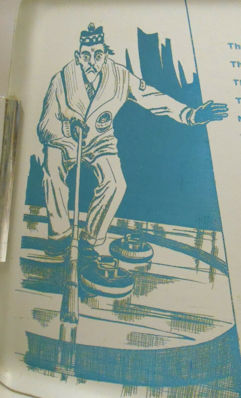 cheap sale USA online CURLING GAME Vintage Aluminum