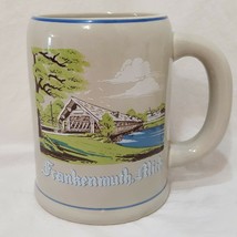 Vintage Frankenmuth Michigan Stine Coffee Mug Cup 15 oz Covered Bridge R... - $18.99