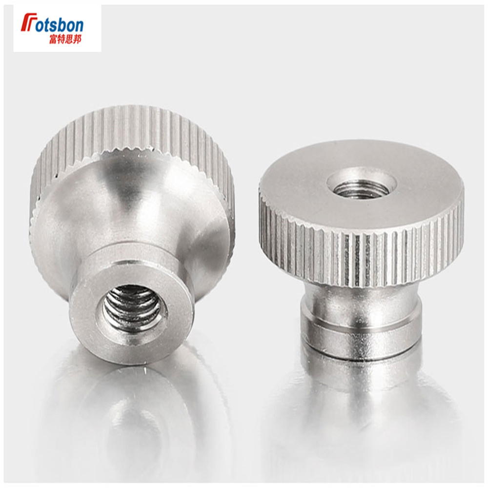M3/M4/M5/M6/M8/M10 Knurled Nut With Collar Manual Adjustment Nuts Inox
