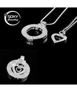New Valentine Days Gifts Stairway To Heaven Women Pendant Necklace Coupl... - £7.95 GBP