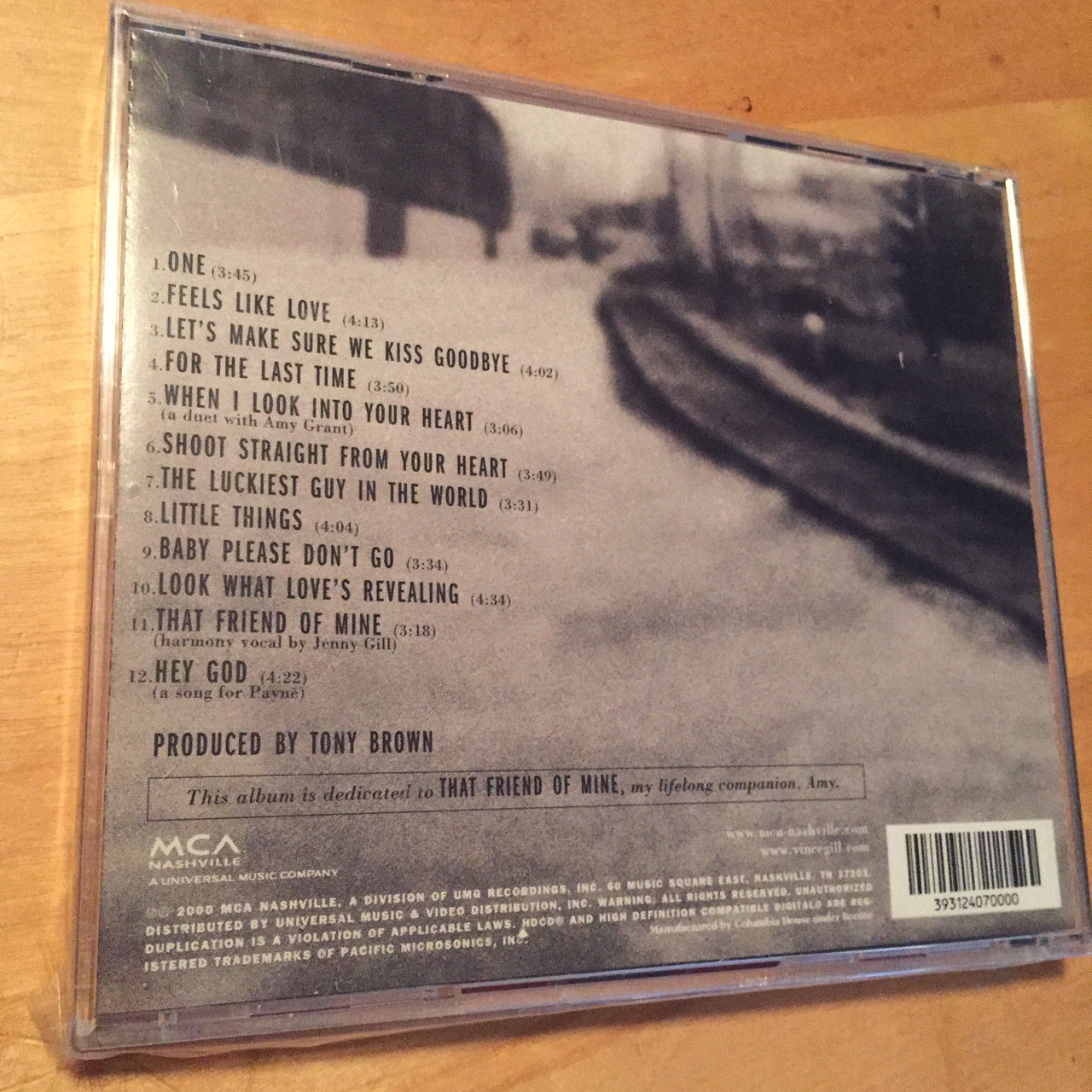 VINCE GILL Let's Make Sure We Kiss Goodbye (CD, MCA Nashville) BRAND ...